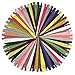 YaHoGa 100pcs 7 Inch (18cm) Nylon Coil Zippers for Sewing Crafts Tailor Nylon Zippers Bulk 20 Colors (7