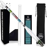 Chefast Hydrometer Kit for Wine, Beer, Mead and Kombucha - Combo Set of Triple-Scale Alcohol Hydrometer, Cleaning Cloth, and Storage Bag - ABV, Brix and Gravity Tester - Home Brewing Supplies