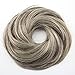 MERRYLIGHT Synthetic Scrunchie Hairpieces Elastic Messy Hair Bun (Grey White-M3/60)