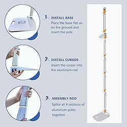 JJFFTAO Aluminum Alloy Height Measurement 5-Section