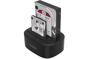 ORICO USB 3.0 to SATA 2 Bay Hard Drive Docking Station for 2.5 & 3.5 inch HDD/SSD with Offline Clone Function [UASP Protocol 