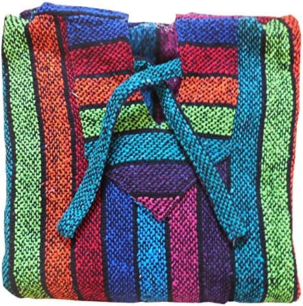 Classic Mexican Baja Pullover Hoodie Multicoloured Rainbow Large by Onsale Merchandise