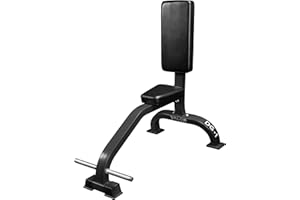 Valor Fitness Upright Stationary Weight Bench – Shoulder Press Bench for Strength Training, Arms, Biceps, Triceps, and Home Gym Workouts