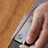 KETIPED Woodworking Edge Trimmer, Hand Planer Edge Bander for Burrs,Edge Corner Planer,Wood Chamfering Fillet Scraper,Edge Ba