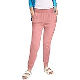 Hanes Women's EcoSmart Joggers, Midweight Cotton-Blend Fleece Sweatpants for Women