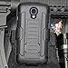 LG Volt Case, Cocomii Robot Armor NEW [Heavy Duty] Premium Belt Clip Holster Kickstand Shockproof Hard Bumper Shell [Military Defender] Full Body Dual Layer Rugged Cover LS740 (Black)