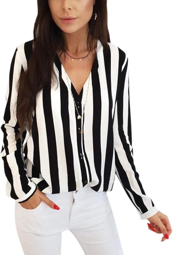 blusas de rayas verticales