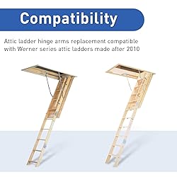 GRONGU 55-2 Attic Ladder Hinge Arms,Pull Down Attic