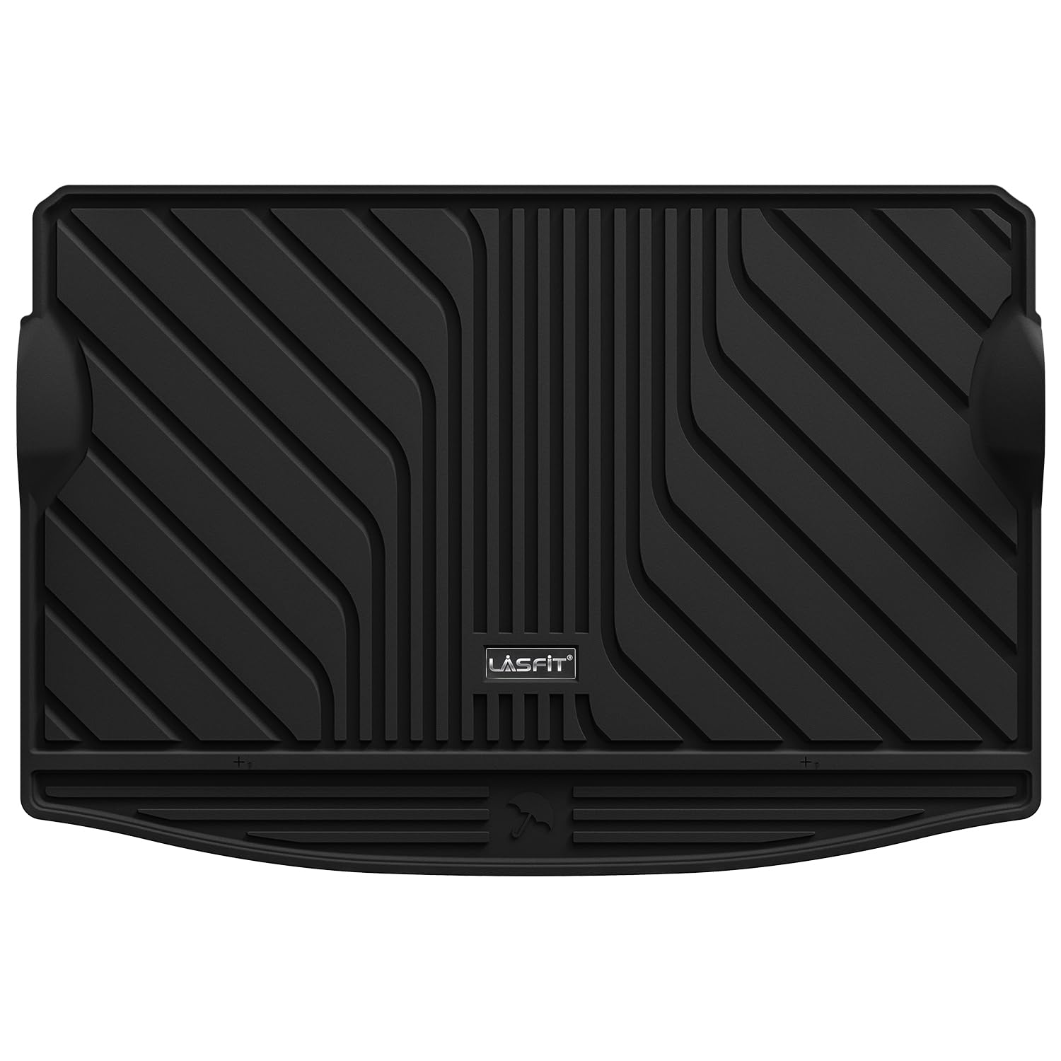 LASFIT Cargo Mat for Subaru Impreza & Crosstrek 2026 2025 2024, All Weather TPE Custom Fit Easy Clean Durable No-Curling Car Trunk Mat for Crosstrek & Impreza 2026 2025 2024 Cargo Liner,Black Image