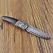 KUBEY Knives [KU91] Damascus Pocket Knife, Spear Point Blade and Wood Handle, Liner Lock, 3-Inch Blade