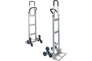 SHZOND Aluminum Hand Truck Stair Climber Hand Trucks 550 LBS Stair Climbing Hand Truck 60 Inch Aluminum Hand Cart Dolly