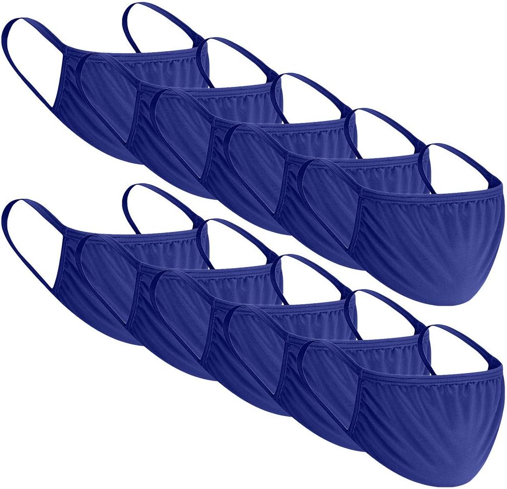 Bandana Protection Reusable Washable Snood Elastic for Man and Woman Anti Dust Cloth Balaclava Cover 10PC