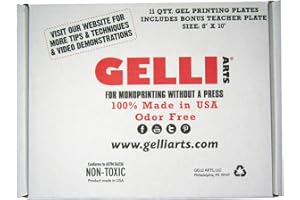 Gelli Arts GL862622000338 Class Pack Printing Plate, 8 inch x 10 inch, 11 Pieces