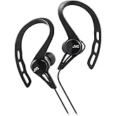 JVC HAECX20B Sports Clip Inner Ear Headphones, Black