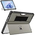 MoKo Case For Microsoft Surface Pro 7 Plus/Pro7/Pro 6/Pro 5/Pro 4/ LTE - All-in-One Rugged Cover Case With Pen Holder, Kickstand Protective Case