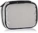 Fashion Smart Men's 7-Day Compartment Pill Box Zip Case with Outer Pocket, Silver