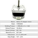 MOTOU NEMA17 Stepper Motor Kit High Torque Bipolar DC CNC XYZ 3D Printer 290mN.m view 2