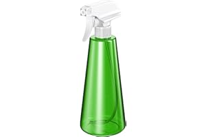 CANLENPK Plastic Spray Bottle,Empty Liquid 500Ml/16.9oz Trigger Manual Sprayer,3 Spray Methods Linear/Mist/Lock Mode Switch S