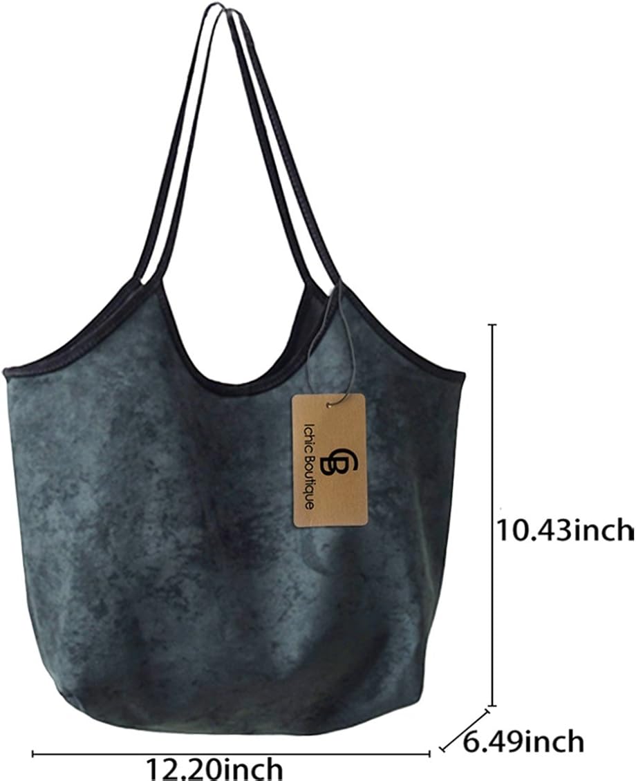 suede hobo shoulder bag