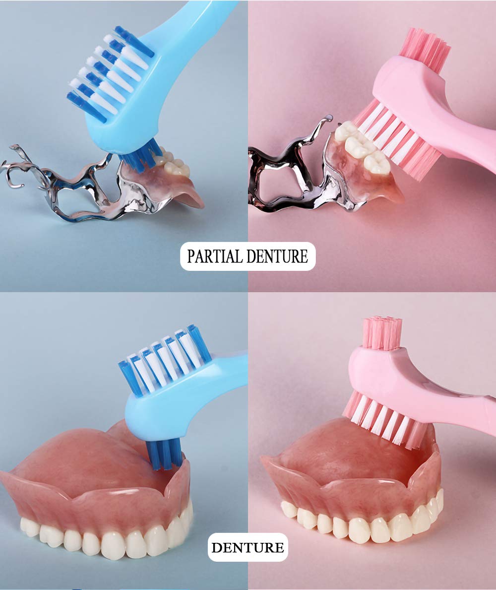 Denture Brush Cleaning 2PACK : Beauty