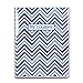 9-Pocket Coupon Organizer Portfolio - Chevron Blue