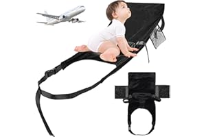Toddler Airplane Bed, Toddler Airplane Bed, Adjustable Safe Plush Seat Extender for Kids, Portable Baby Travel Essential for 