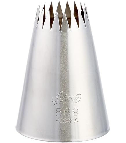 Ateco #802 Punteria Per Pasticceria In Acciaio Inox - Bocchetta Liscia Per Decorare Torte E Dolci - 4