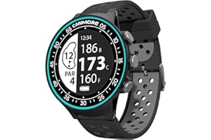 CANMORE TW410G Golf GPS Watch with Step Tracking - 41,000+ Free Worldwide Golf Courses Preloaded - Minimalist & User Friendly (Turquoise)