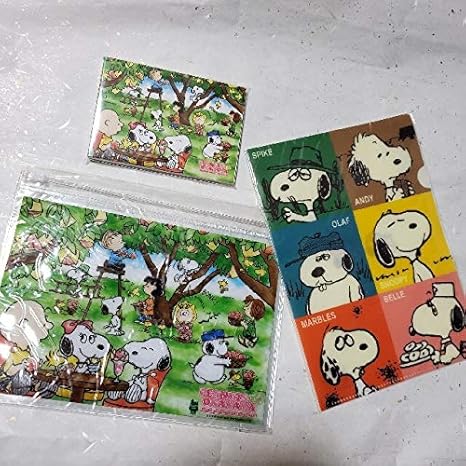 Amazon Co Jp スヌーピータウン クリアファイル メモ帳 岡山限定 ホビー