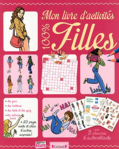 Mon livre d'activités 100 % filles