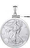 Geruibi Sterling Silver 1 oz Border Screw Top Coin