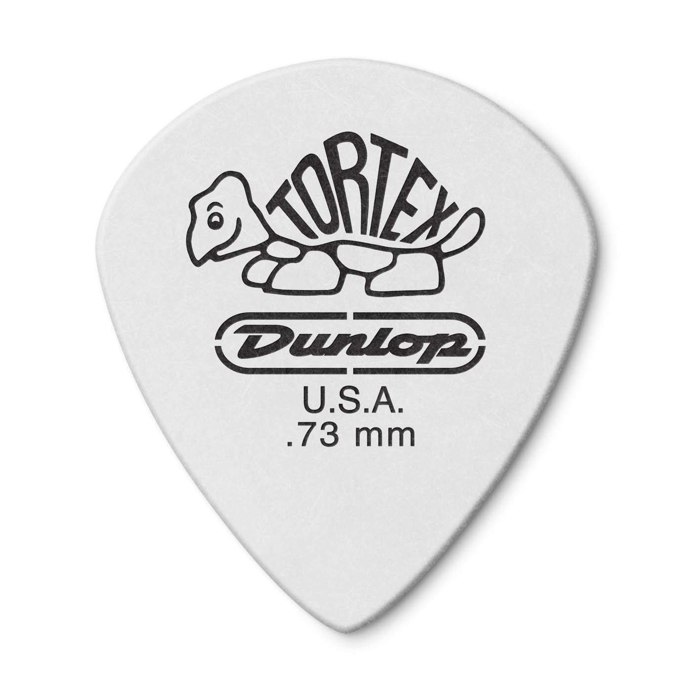Jim Dunlop 478R.73 Tortex White Jazz III, .73mm, 72/Bag, 23478073033