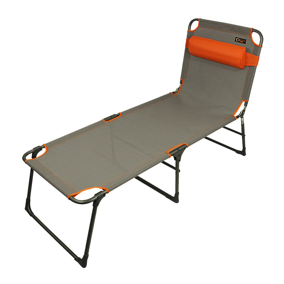 Portal Outdoor Camping Lounger Ava Camping Bed - Orange, One Size