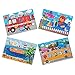 Kids puzzles for toddlers 3 years, 4 in 1 Wooden Jigsaw Puzzles with a Storage Box (Cartoon Vehicle)