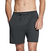 BAMBOO COOL Men's Athletic Shorts Dry Loose-Fit Running Workout Gym Shorts Breathable Lightweight Activewear with Pockets