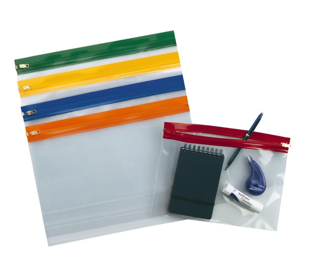 Snopake 12814 Assorted A4 Plus Zippa Bag (Pack of 25)