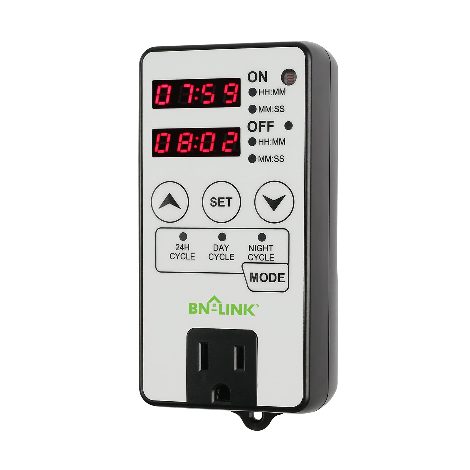 BN-LINK Timer Outlet Short Period Repeat Cycle