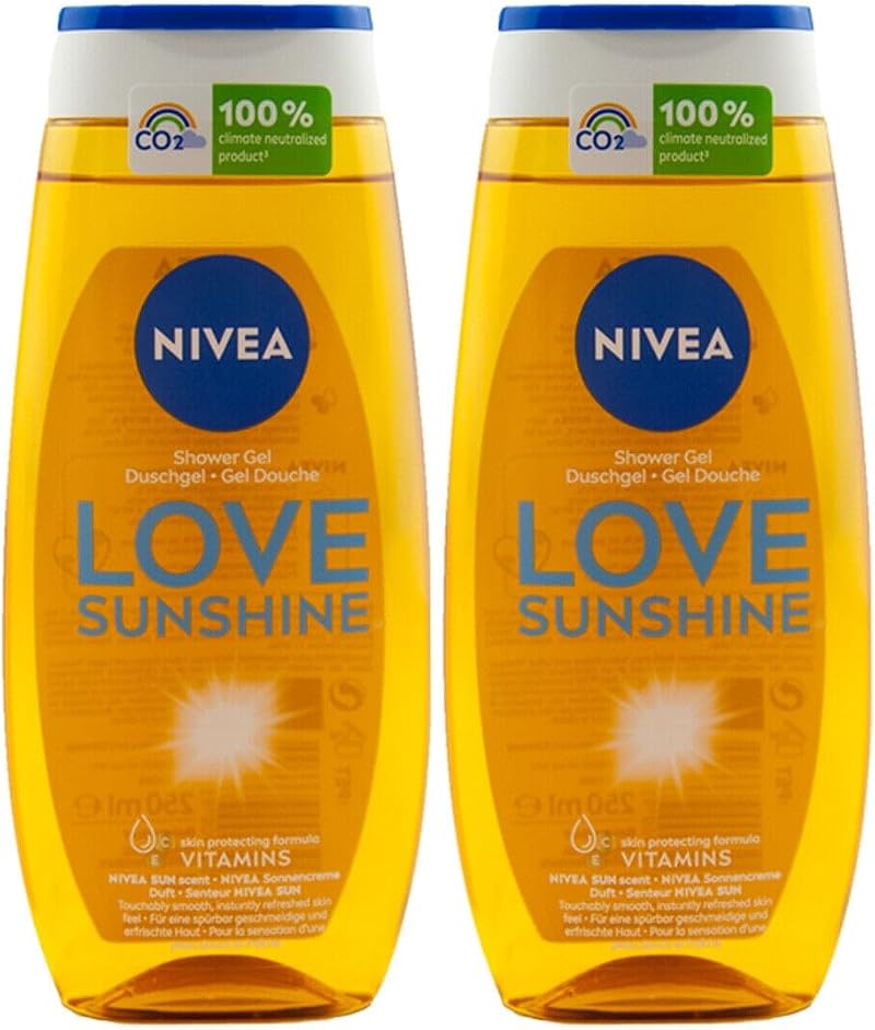 NIVEA Original Scent Shower Care 2 x 250 ml Welcome Sunshine