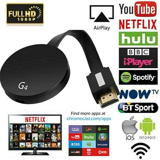 Pantalla inalámbrica Dongle / HDMI 1080P Receptor de TV digital ...