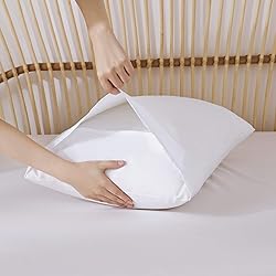 ROSGONIA White Comforter Queen, 3pcs Comforter for