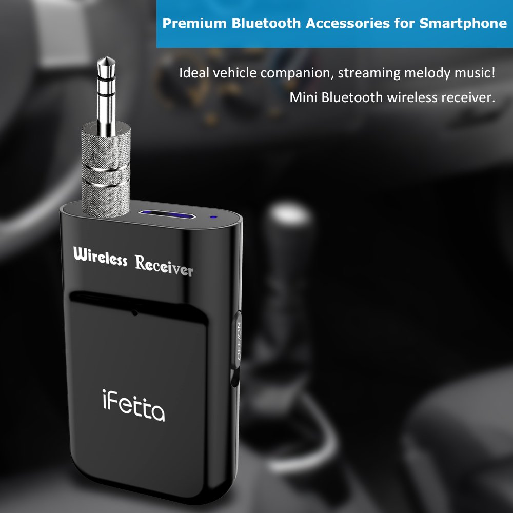 Car Bluetooth Receiver Wireless Portable Audio Adapter 3.5mm Aux Stereo Output Wireless Car Kit Portable Wireless Audio Adapter 3.5mm Aux Stereo Output Wireless Car Kits