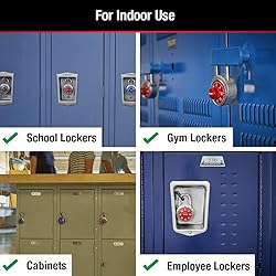 Master Lock 1504D Locker Lock Combination