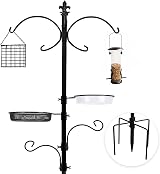 Urban Deco Bird Feeding Station Kit with Feeders and Bath Tray