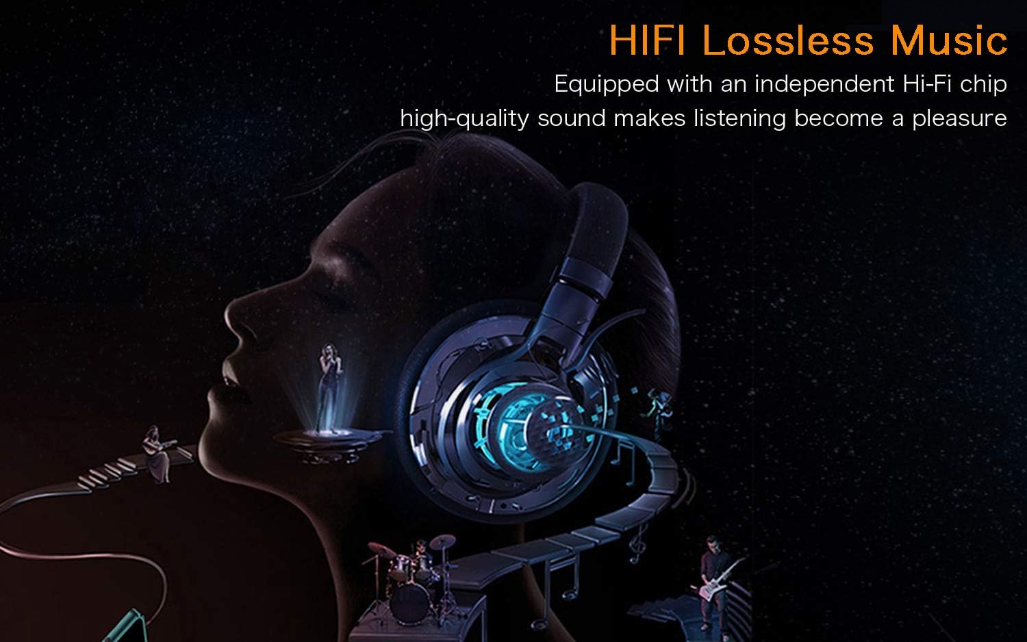 32GB MP3 Player, Mibao MP3 Player with Bluetooth 4.2, Music Player with FM Radio, Recording, 2.4" Screen, HiFi Lossless Sound, Support up to 64GB Expansion(Earphone, Sport Armband Included): Home Audio & Theater