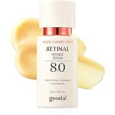GOODAL Black Carrot VITA-A Retinal Intense Serum 8.0, Wrinkle Retinol Plumping Ampoule, Dark Spot Correcting Glow Serum, Pore Minimizing & Tightening, for Sensitive Skin, Korean Skincare, 0.68 Fl Oz