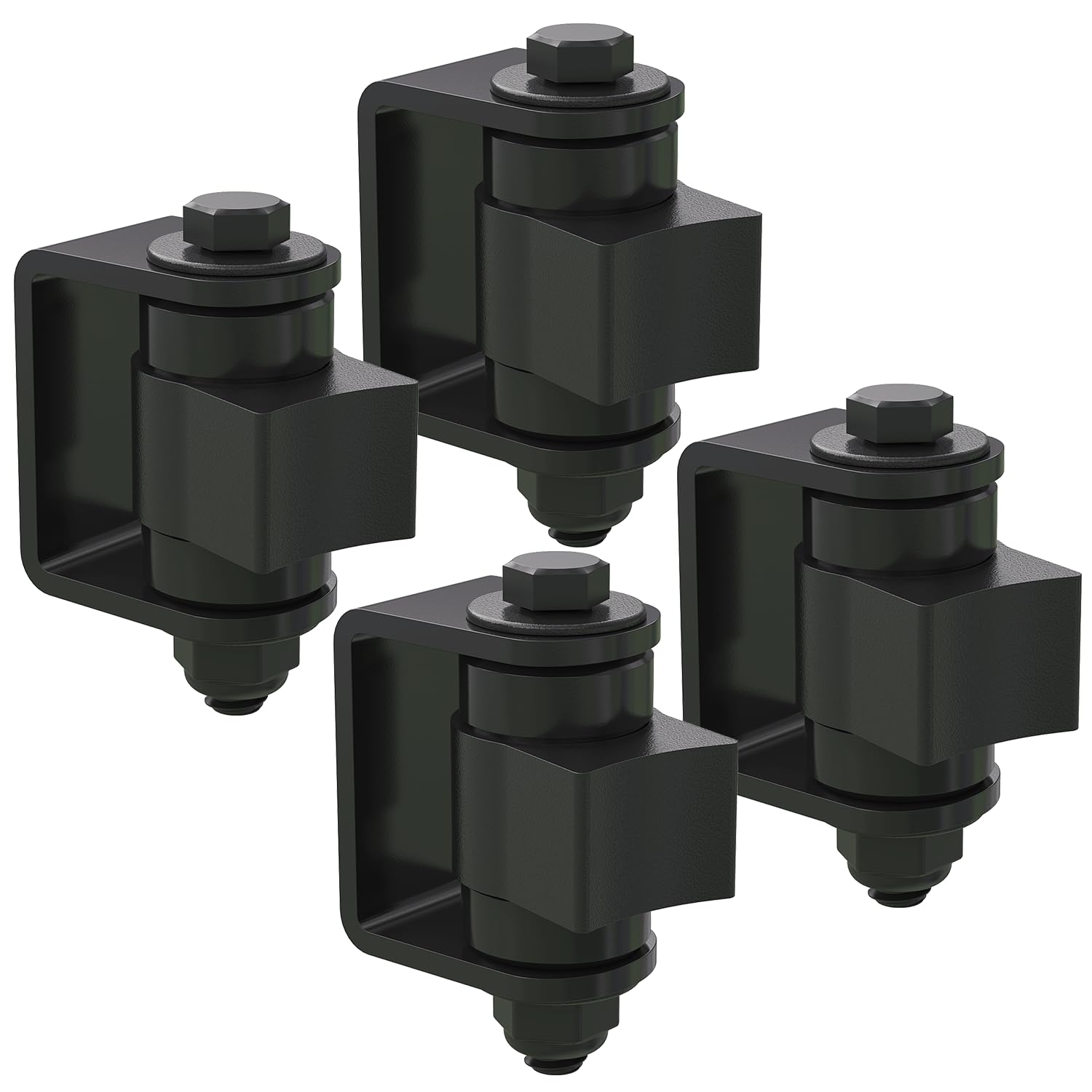 Photo 1 of HOTYELL Weldable Gate Hinges for Metal Gates - Heavy Duty Weld on Hinge with Latest Model Sealed Bearings, Adjustable Gate Hinges for Welding on Larger Iron or Steel Vehicular Pedestrian Gate (4 Pack)