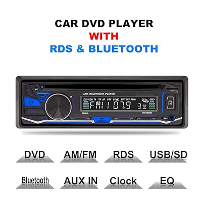Buy LSLYA（TM） 1 DIN 12V Car Stereo DVDCDBluetooth Player Radio 