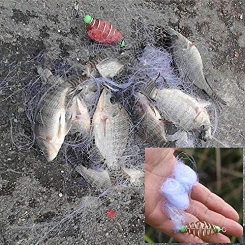 Net for Fish Bait Net Casting Net Fish Nets for Fishing,SMYTShop Wholesale Fishing Net Trap Design Copper Shoal Winter Fishing Net Luminous Beads Swivel Fishing Tackle Fishnet