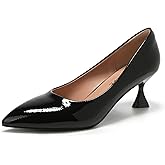 EBYNUE Women's Kitten Pumps Dress Shoes
