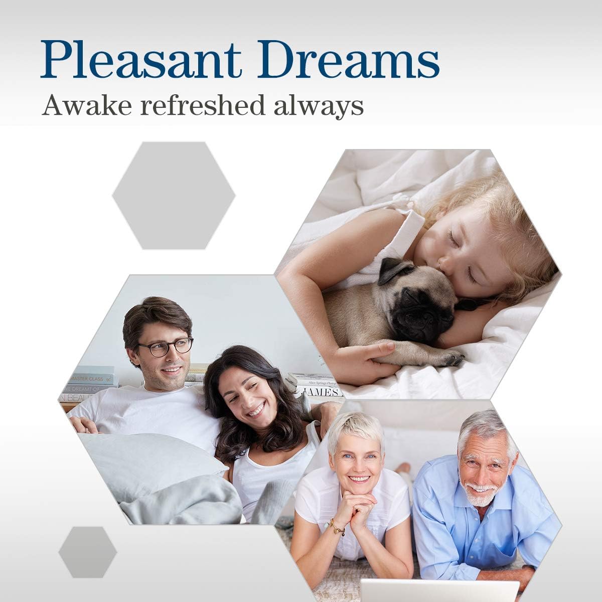 COONP Queen Mattress Topper, Extra Thick Pillowtop, Plush Mattress Pad Cover 400TC Cotton Top with 8-12 Inch Deep Pocket 3D Snow Down Alternative Fill: Kitchen & Dining